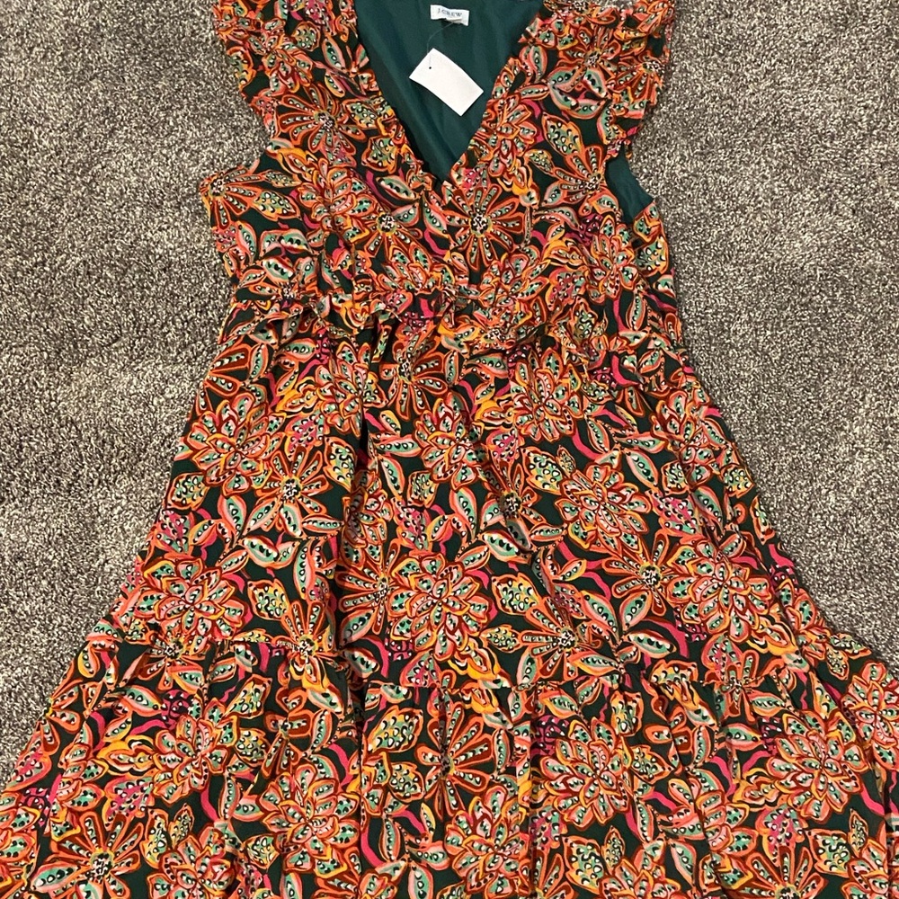 J Crew sleeveless dress, with pockets, size 12, BR357 style, NWT